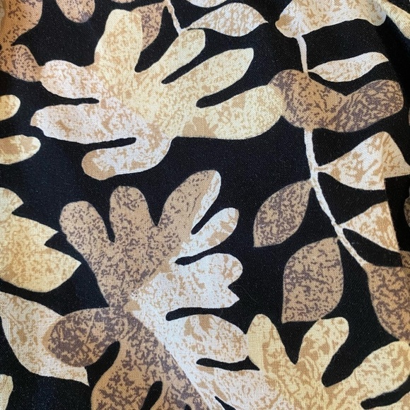 Bachrach Men's size Medium tropical novelty print button up short sleeve cotton - Picture 5 of 5